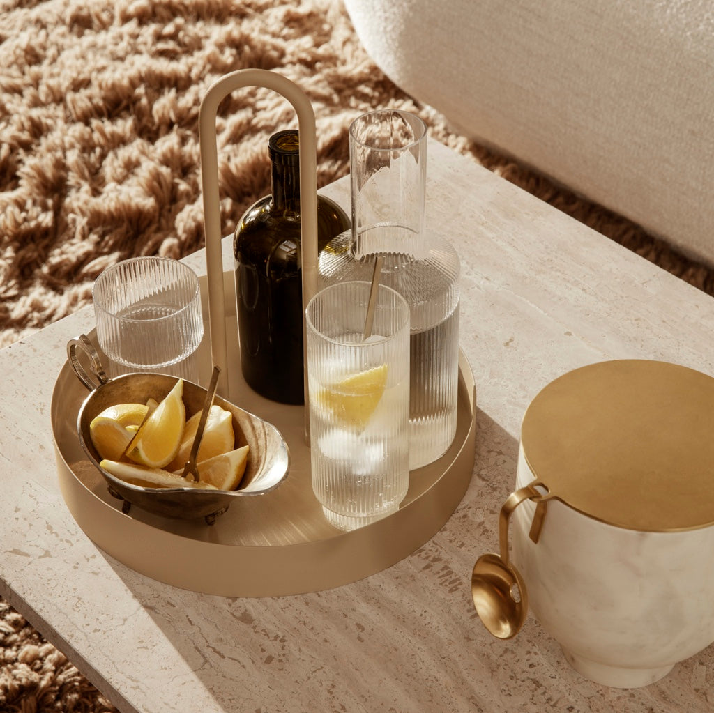 joyne.com | Ripple Longdrink Gläser (4er Set) | klar von Ferm Living