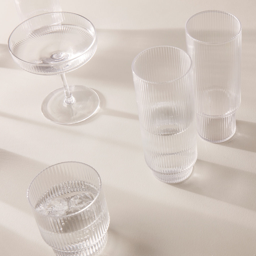 joyne.com | Ripple Gläser (4er Set) | klar von Ferm Living