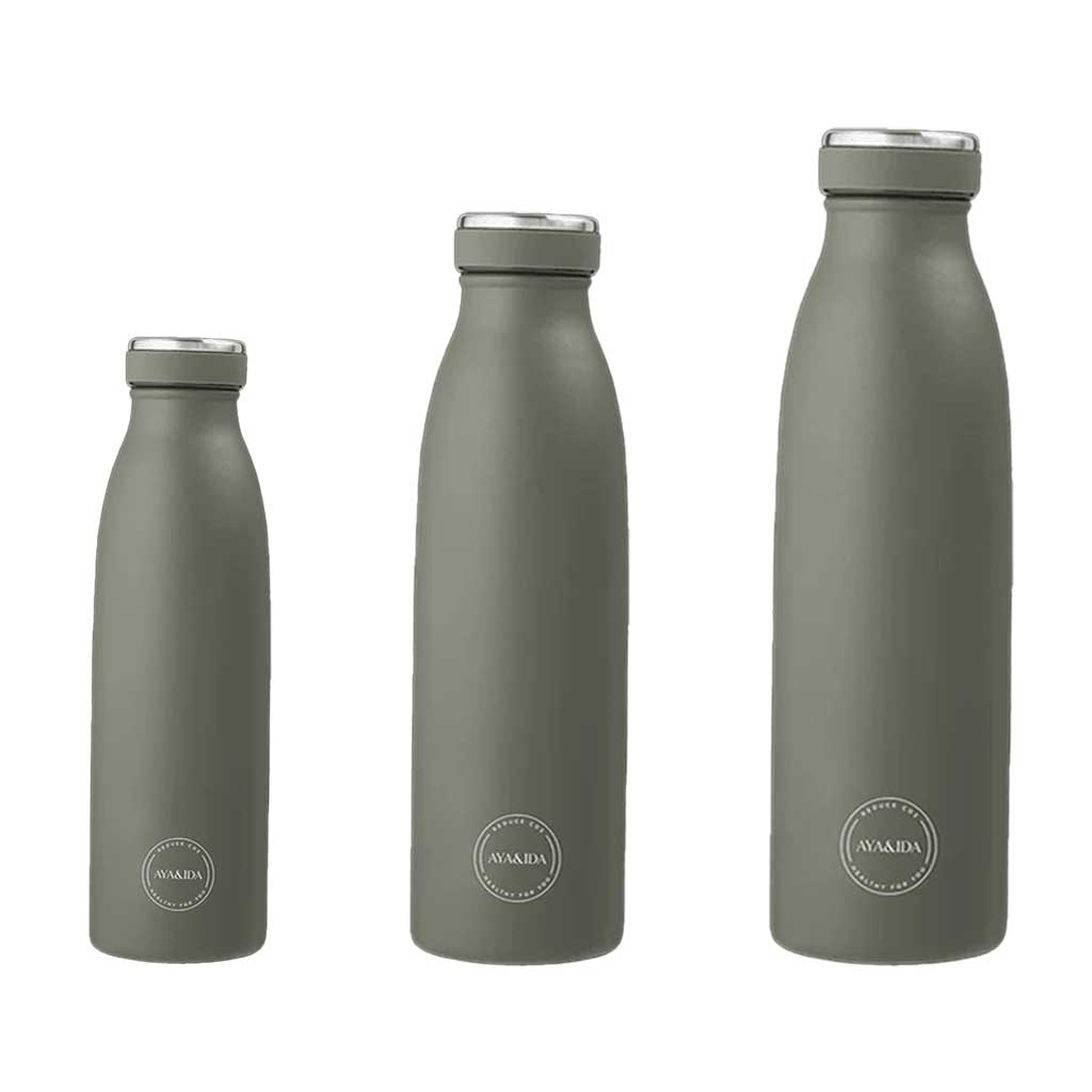 joyne.com | Edelstahl Trinkflasche - tropical green | verschiedene Grössen von AYA & IDA