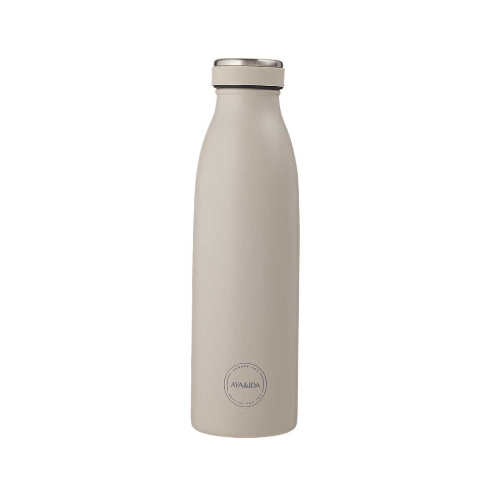joyne.com | Edelstahl Trinkflasche - creme beige | verschiedene Grössen von AYA & IDA