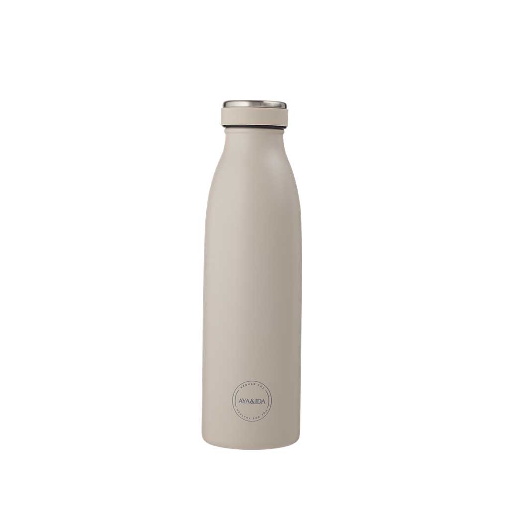 joyne.com | Edelstahl Trinkflasche - creme beige | verschiedene Grössen von AYA & IDA