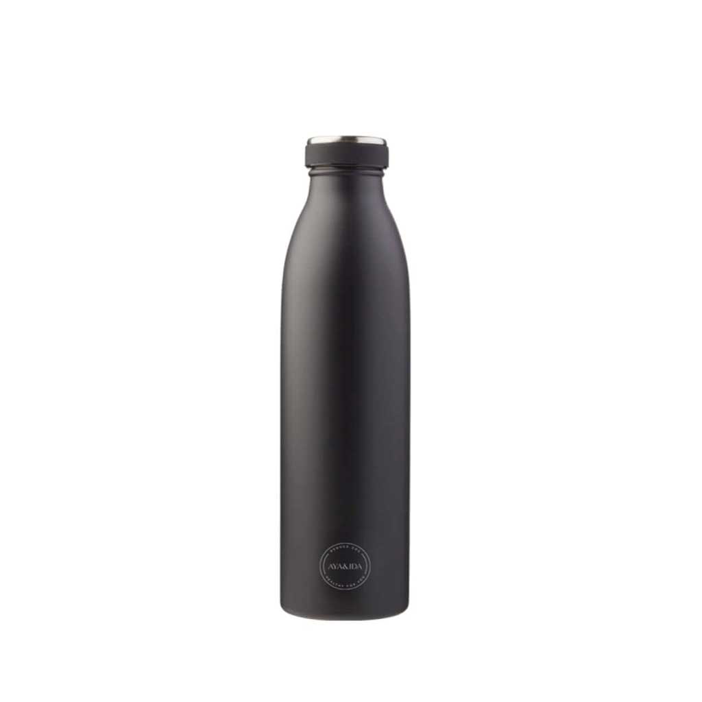 joyne.com | Edelstahl Trinkflasche - matte black | verschiedene Grössen von AYA & IDA