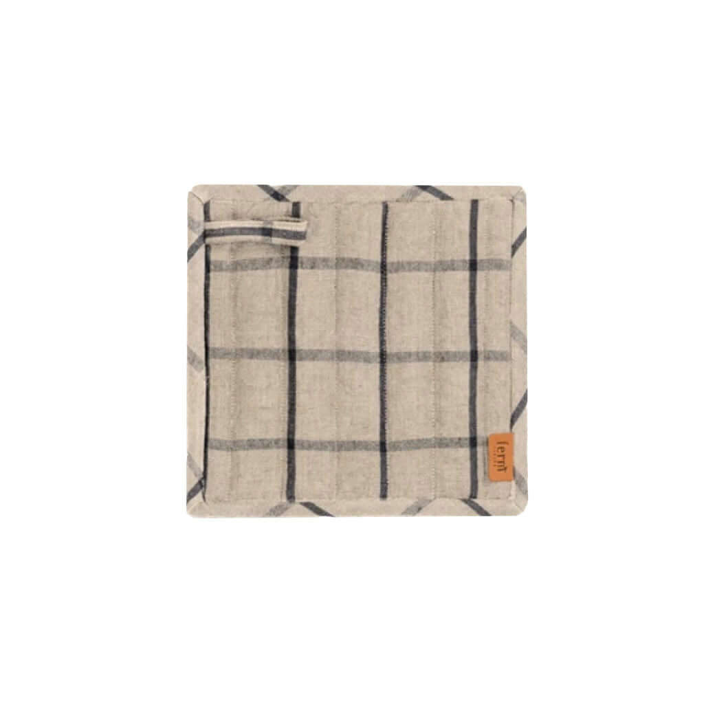 joyne.com | Hale Topflappen (2er Set) | sand/schwarz von Ferm Living