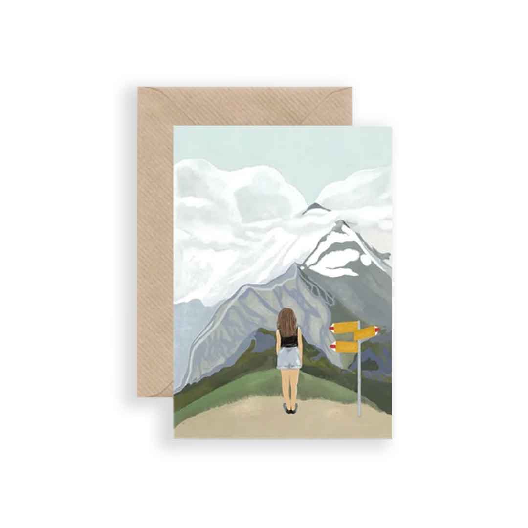 joyne.com | Karte Mountain Girl von Lykkefund Paper
