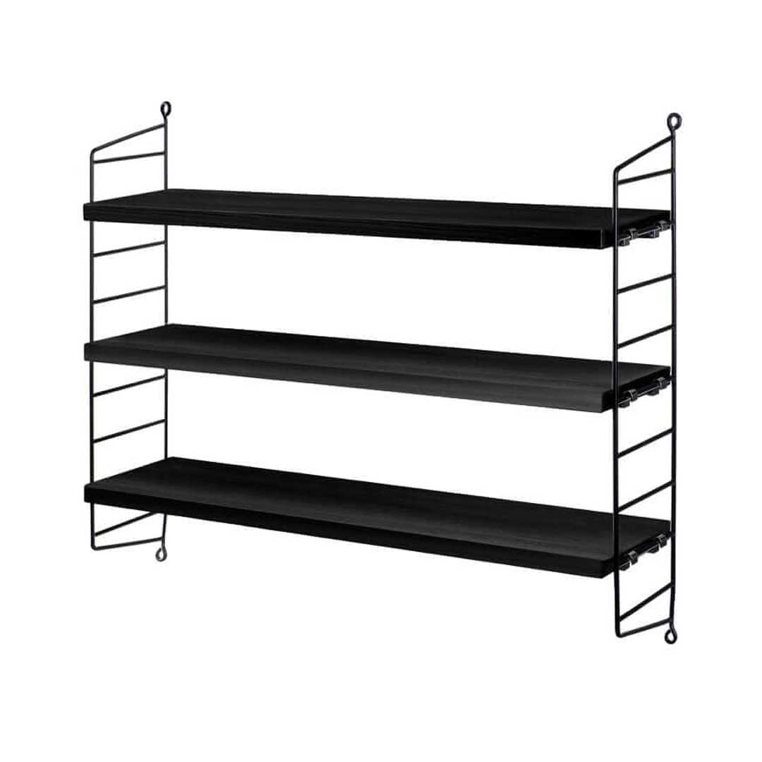 joyne.com | STRING Pocket mix | black/black ash von STRING® FURNITURE
