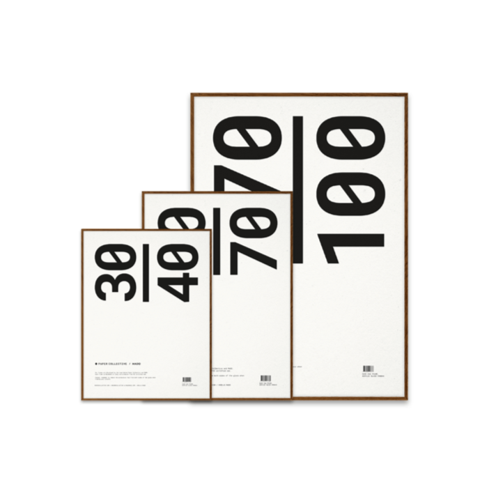 joyne.com | Bilderrahmen (Acrylglas) | dark oak von Paper Collective