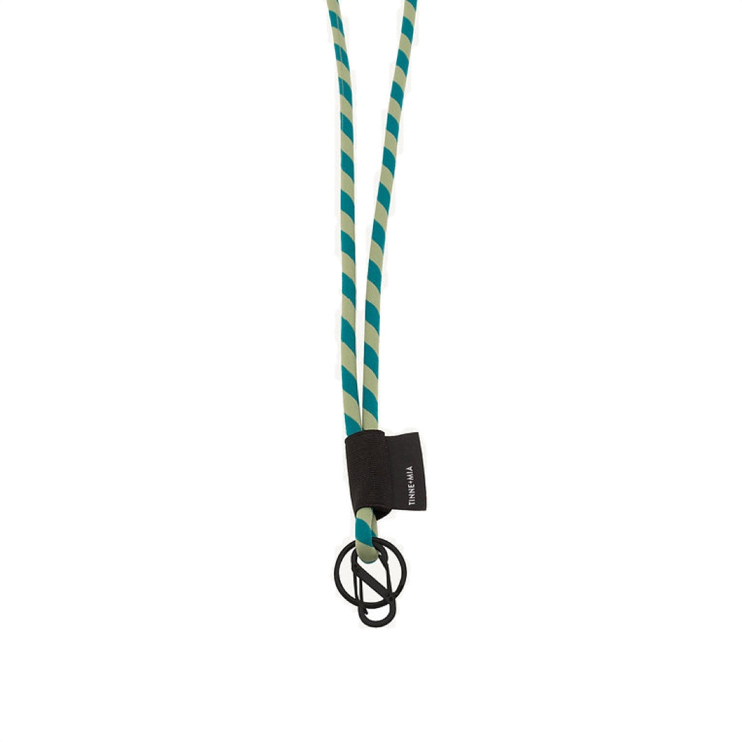 Cordon tour de cou Stripes | green