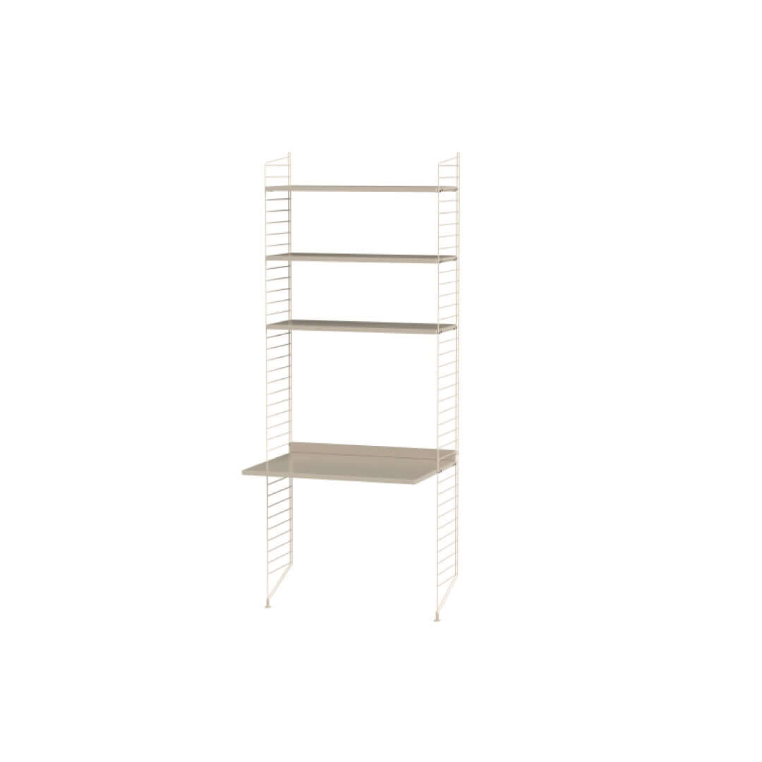 joyne.com | STRING Büro | Regal mit Tisch von String Furniture