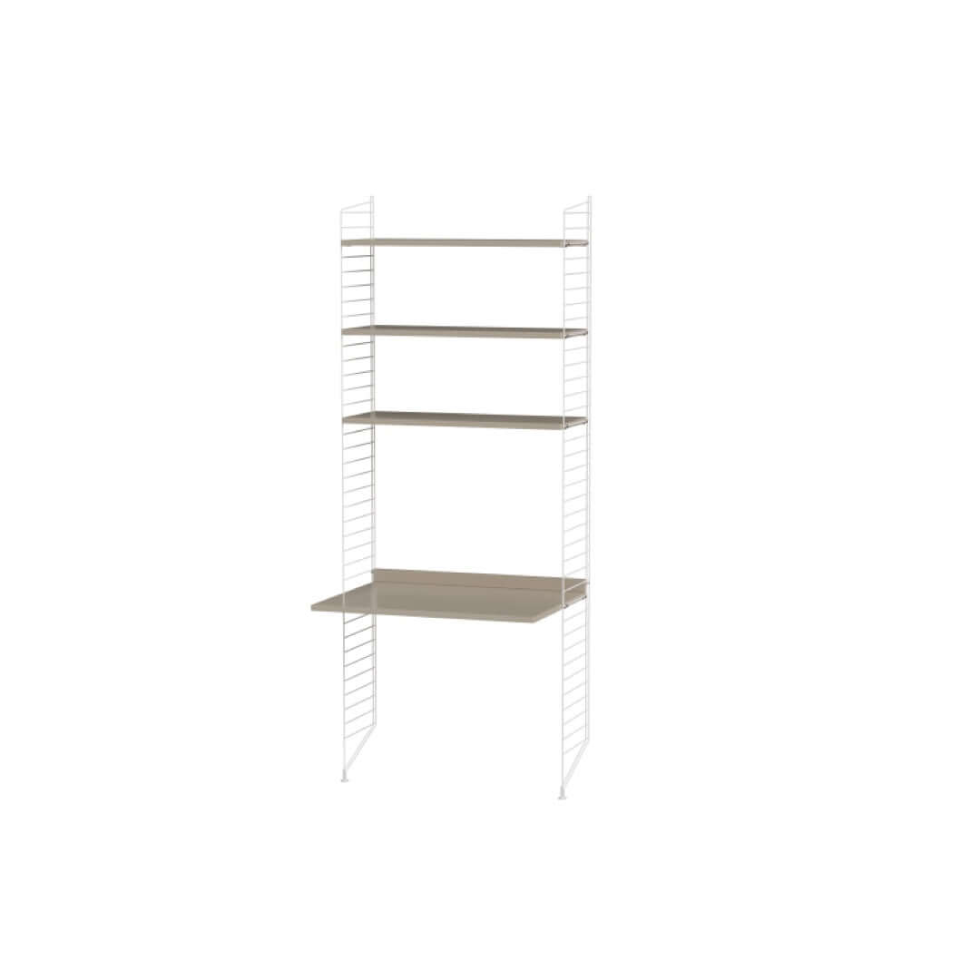 joyne.com | STRING Büro | Regal mit Tisch von String Furniture