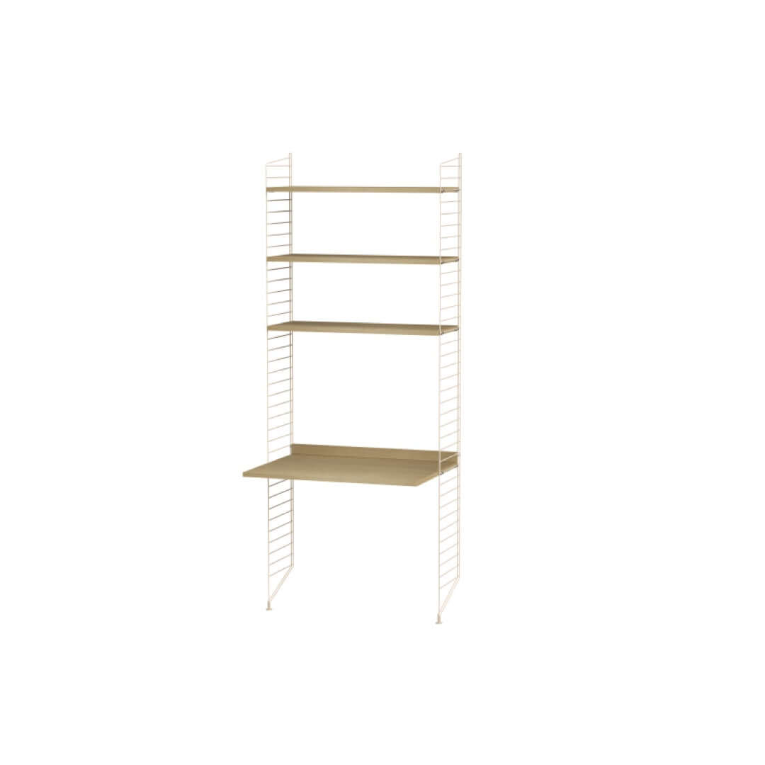 joyne.com | STRING Büro | Regal mit Tisch von String Furniture