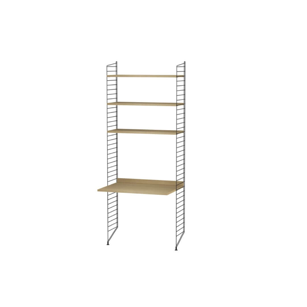 joyne.com | STRING Büro | Regal mit Tisch von String Furniture