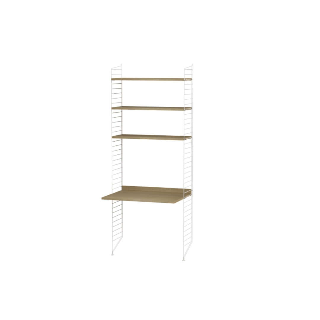 joyne.com | STRING Büro | Regal mit Tisch von String Furniture