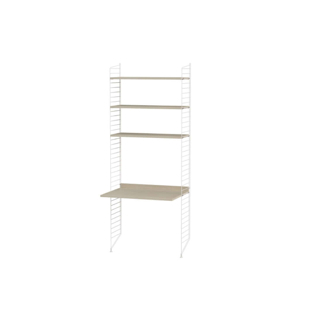 joyne.com | STRING Büro | Regal mit Tisch von String Furniture