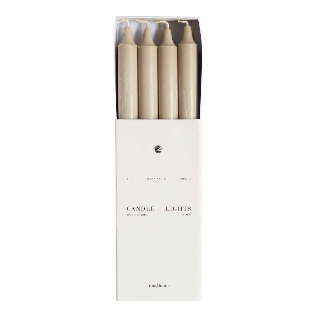 Candle set sand | Set of 8